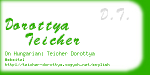 dorottya teicher business card